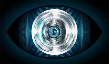 kamera lensleriyle modern dijital arkaplan