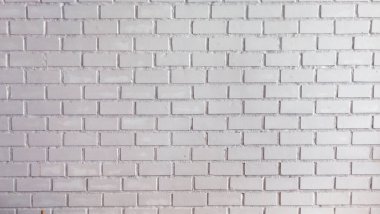 Beyaz tuğla duvarın soyut arkaplanı