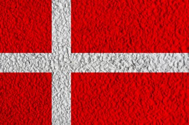 Pis arkaplanda Danimarka bayrağı