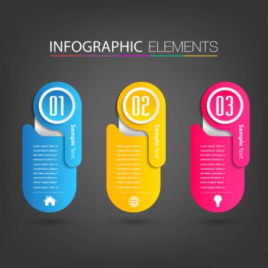Web sitesi, bilgisayar grafiği, teknoloji ve internet için renkli modern metin kutusu şablonu, afiş