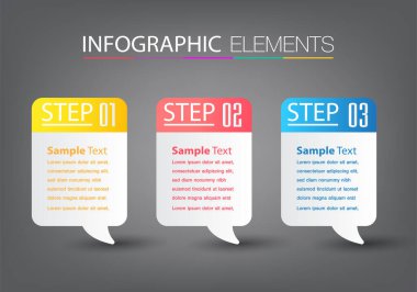 Web sitesi, bilgisayar grafiği, teknoloji ve internet için renkli modern metin kutusu şablonu, afiş