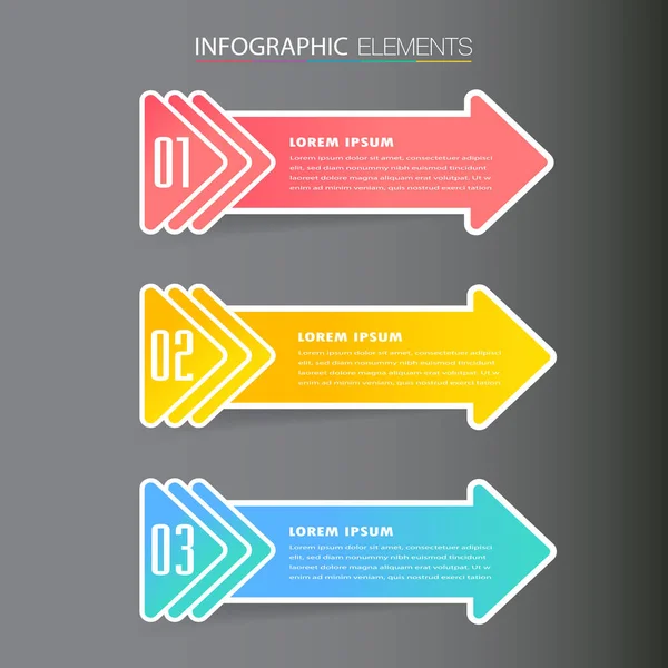 Modèle Moderne Coloré Boîte Texte Pour Site Web Infographie Technologie — Image vectorielle