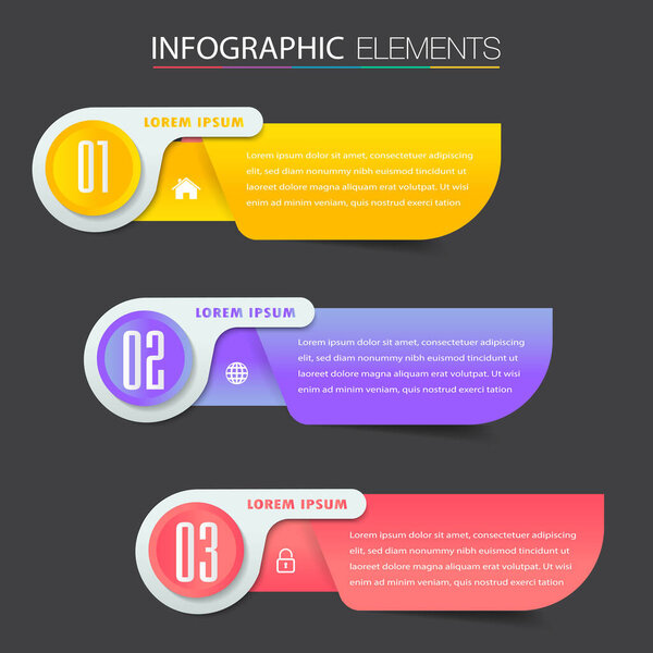 colorful modern text box template for website, computer graphic, technology and internet, banner