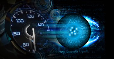 Sanal teknolojinin dijital illüstrasyonu