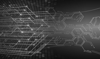 soyut gelecek konsepti arka planı