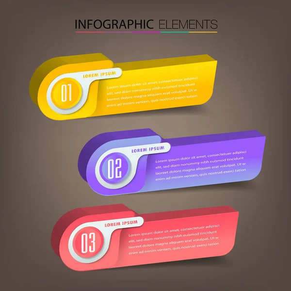 Modern Text Box Templates Banner Infographics — Stock Vector