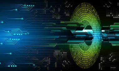 Siber devre gelecekteki teknoloji kavramı