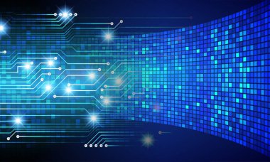 Geometrik şekil ve çizgilerle soyut geleceksel arkaplan