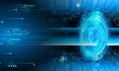 Siber devre gelecekteki teknoloji kavramı