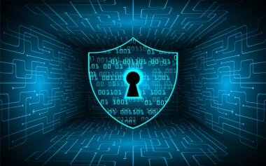 soyut fütüristik duvar kağıdı anahtar deliği, dijital arkaplan