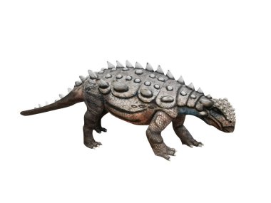 Beyaz arkaplanda izole edilmiş dinazor