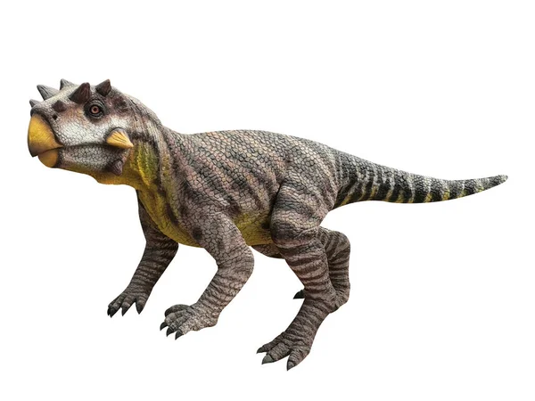 Dinosaurie Isolerad Vit Bakgrund — Stockfoto