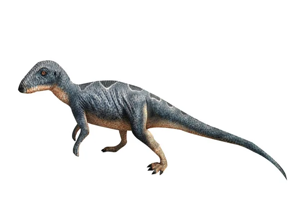 Dinosaurie Isolerad Vit Bakgrund — Stockfoto