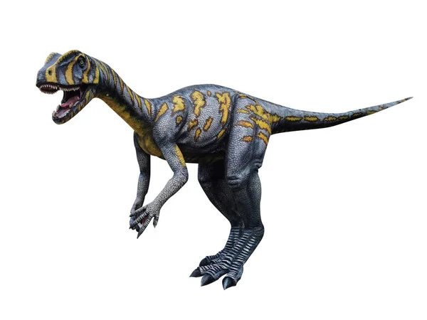 Динозавр Ізольований Білому Тлі — стокове фото