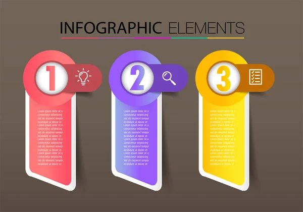 Красочный Шаблон Инфографического Баннера Текстовыми Полями Цифровая Карта Веб Дизайна — стоковый вектор