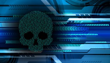 kurukafa siber devre gelecekteki teknoloji konsepti