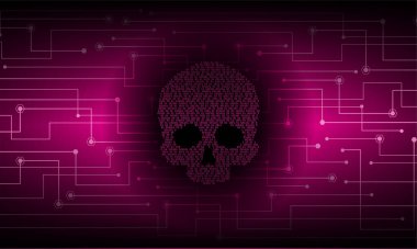 kurukafa siber devre gelecekteki teknoloji konsepti