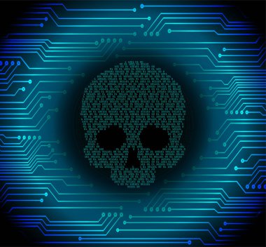 kurukafa siber devre gelecekteki teknoloji konsepti