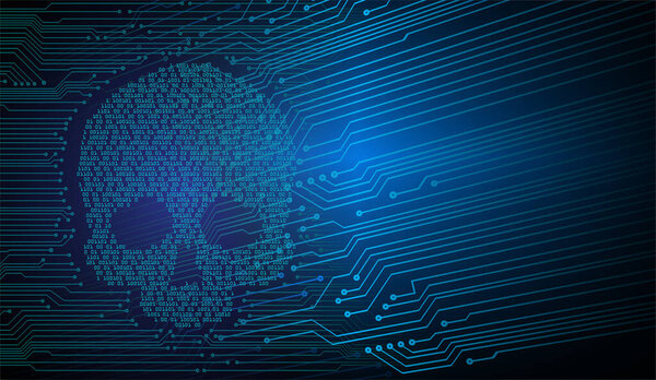 Концепция будущих технологий черепных кибер-схем