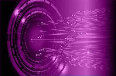 Gözlü siber güvenlik kavramı, soyut yüksek hızlı dijital internet bağlantısı tasarımı