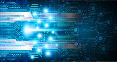 Geometrik şekil ve çizgilerle soyut geleceksel arkaplan