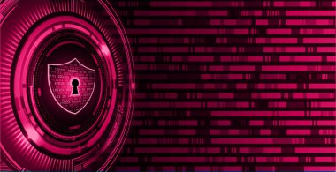 anahtar delikli arkaplan, dijital güvenlik kavramı