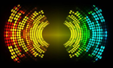 Geometrik şekil ve çizgilerle soyut geleceksel arkaplan