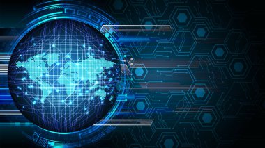 Şifreli toprak küresi dijital duvar kağıdı