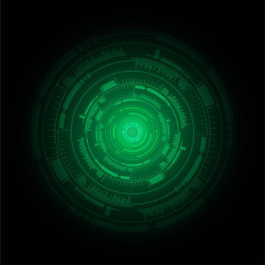 Gözlü siber güvenlik kavramı, soyut yüksek hızlı dijital internet bağlantısı tasarımı