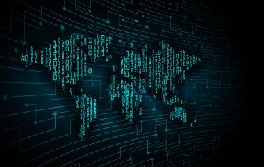 Geometrik şekil ve çizgilerle soyut geleceksel arkaplan