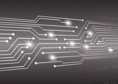 Geometrik şekil ve çizgilerle soyut geleceksel arkaplan