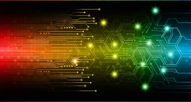 Geometrik şekil ve çizgilerle soyut geleceksel arkaplan