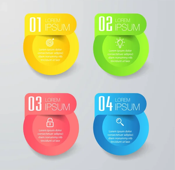 Modern Text Box Template Banner Infographics Royalty Free Stock Illustrations