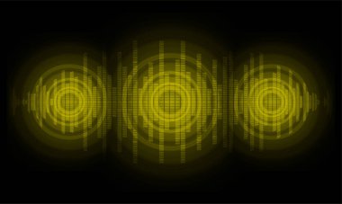 Göz siber devre gelecekteki teknoloji kavramı