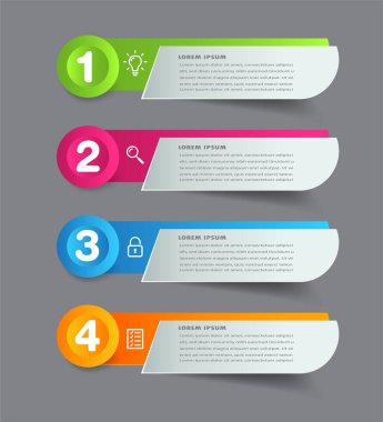 modern metin kutusu şablonu, pankart bilgileri