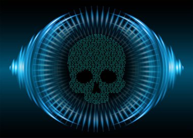 kurukafa fütüristik koyu arkaplan