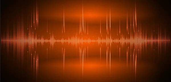 Абстрактные Футуристические Звуковые Волны — стоковый вектор