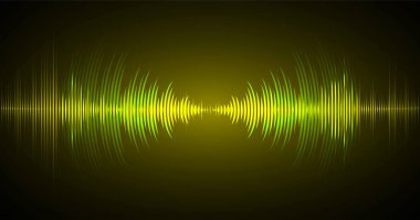 soyut gelecek ses dalgaları