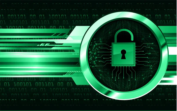 Dolabı olan arkaplan çizimi, dijital güvenlik kavramı