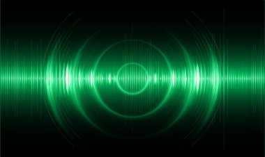 Göz siber devre gelecekteki teknoloji kavramı