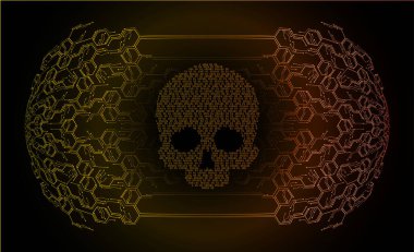 kurukafa fütüristik koyu arkaplan