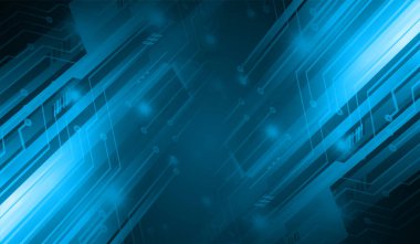 Geometrik şekil ve çizgilerle soyut geleceksel arkaplan