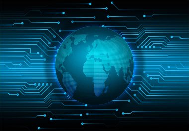 Şifreli toprak küresi dijital duvar kağıdı