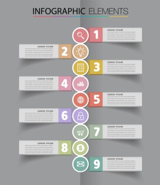 modern metin kutusu şablonu, bilgi grafikleri afişi, zaman çizelgesi