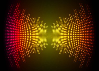 Sound Wave audio. Abstract Digital Music Equalizer Waves.