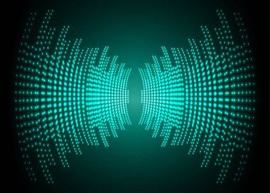 Sound Wave audio. Abstract Digital Music Equalizer Waves.