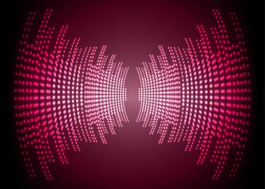 Sound Wave audio. Abstract Digital Music Equalizer Waves.