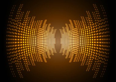 Sound Wave audio. Abstract Digital Music Equalizer Waves.