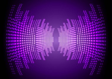 Sound Wave audio. Abstract Digital Music Equalizer Waves.