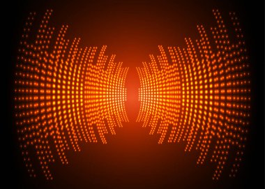 Sound Wave audio. Abstract Digital Music Equalizer Waves.